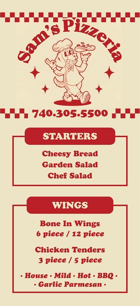 Sam's Pizzeria Menu image 3