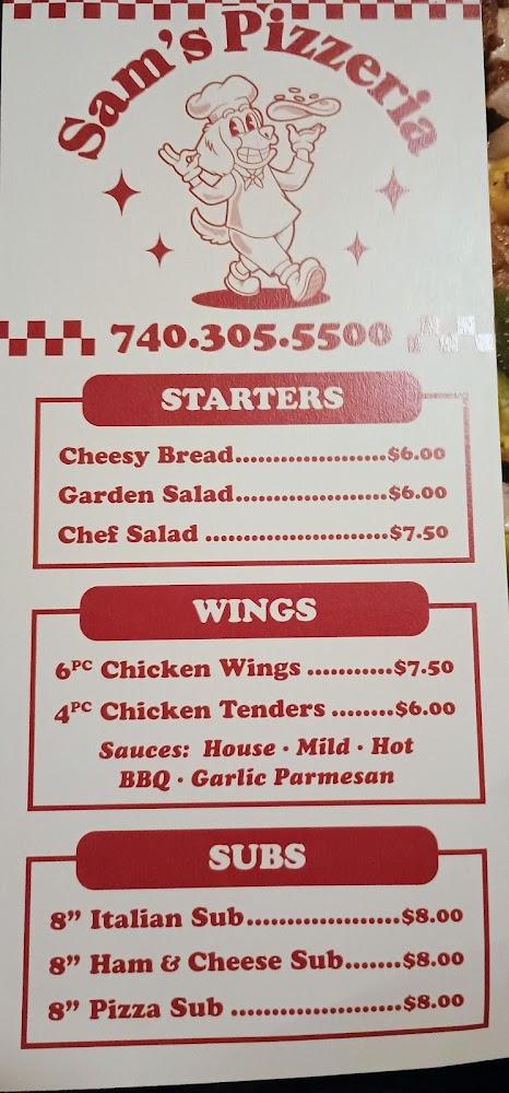 Sam's Pizzeria Menu image 4
